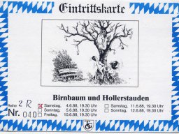 1988 – &quot;Birnbaum und Hollerstauden&quot;